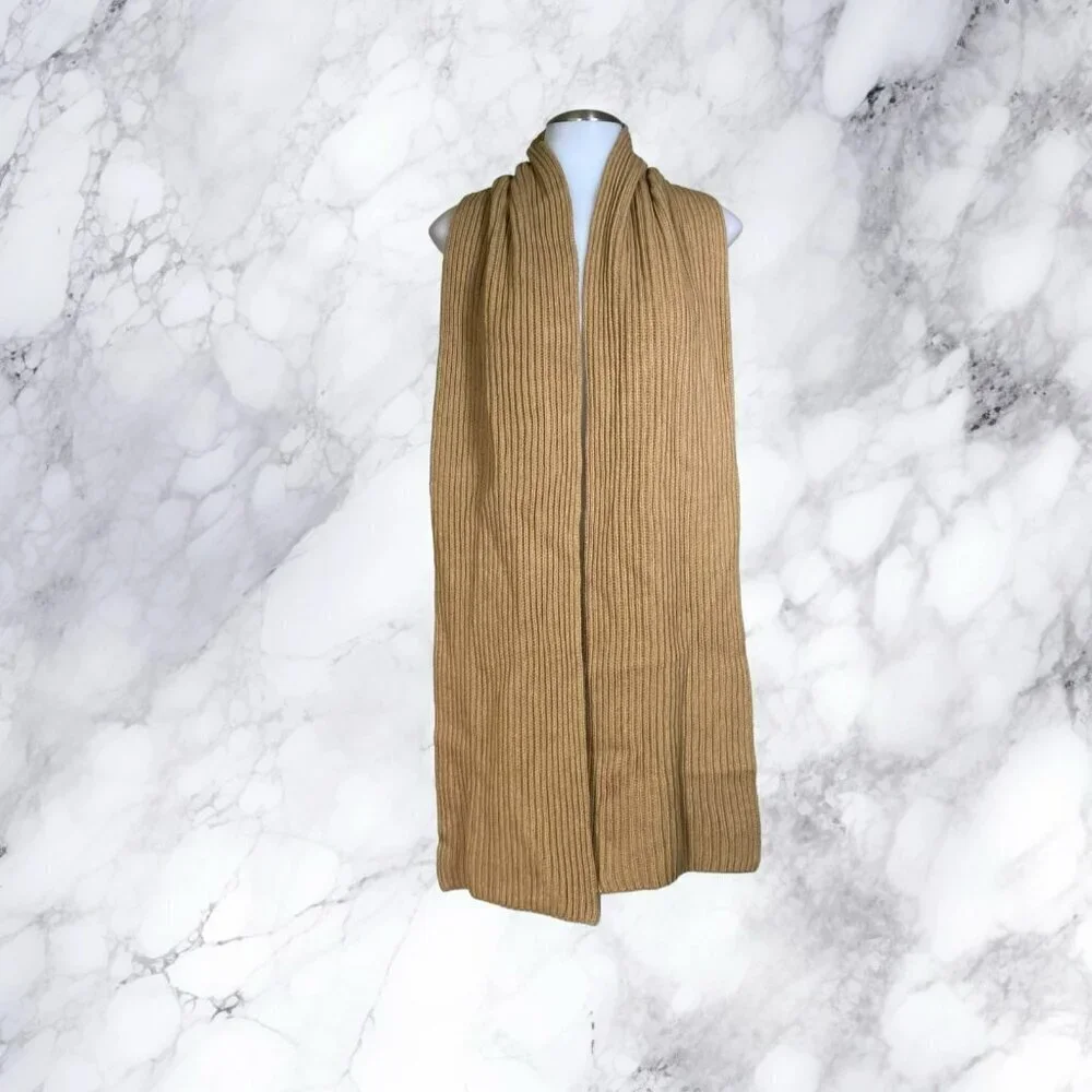 Ganni Rib Knit Scarf